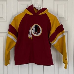 Washington Redskins NFL Hoodie Sweatshirt Youth Reebok Medium 10/12 Burgundy